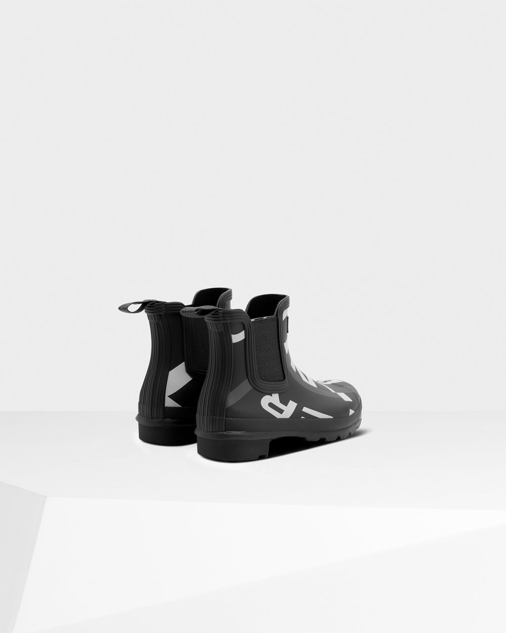 Botas Chelsea Hunter Feminina Pretas - Original Exploded Logo - 10JRYGSUD